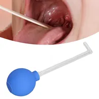 Tonsil Stone Remover Tonsil Stone Removal Tool Right Angle PVC Suction Ball Reduce Bad Breath Throat Suction Tube Mouth Cleaner 1
