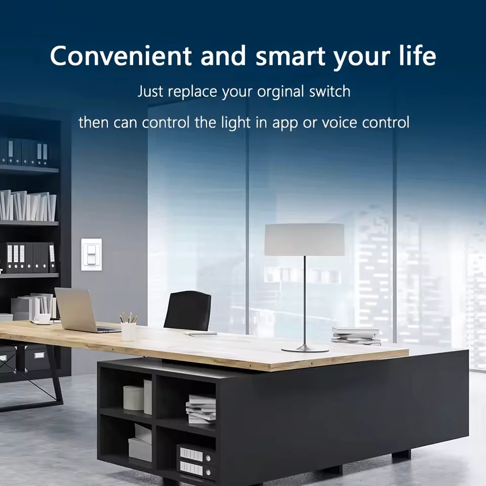 Smart Wall Switch VBU Tuya Zigbee 3.0 Wall Push Button Physical Switches Wireless Voice Remote Control Google Home Alexa