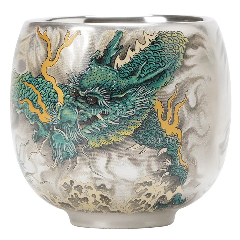 High-quality Dragon Tea Cup, High-grade Exquisite Tea Cup, Cup-type Tea Set, Master Cup and Single Cup Gift Box.