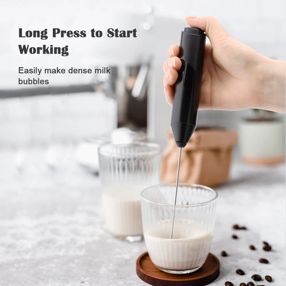 1pc Electric Multi-function Milk Frother, Handheld Coffee Frother