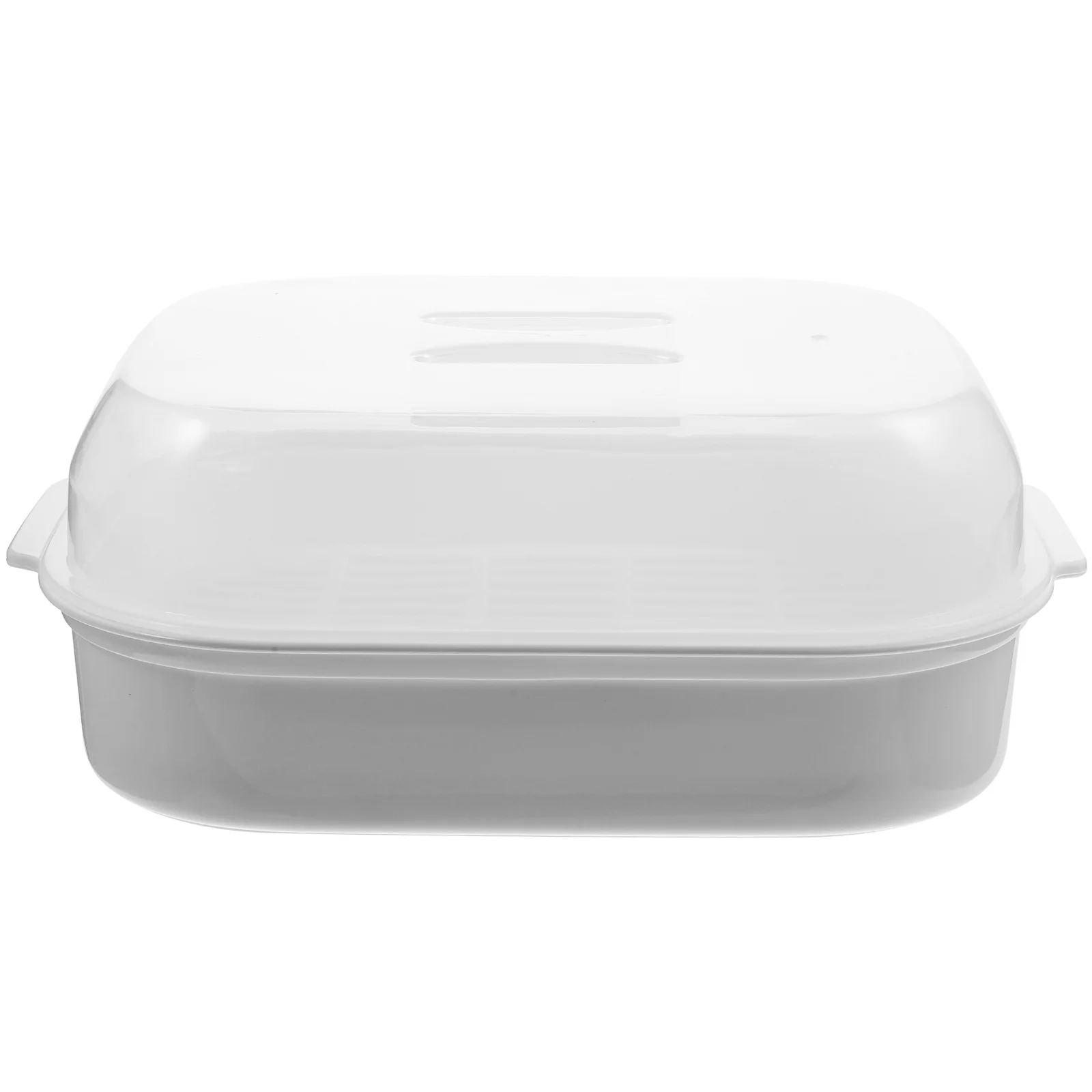 

Microwave Oven Special Steamer PP Steamed Buns Fresh Keeping Stackable Sealing Disk Cover Kitchen Utensils Random Color