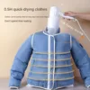 Quick Drying Clothes Bag Hair Dryer Down Jacket Quick Drying Bag Travel Portable Bag Dormitory Blow Drying Drying Bag 2