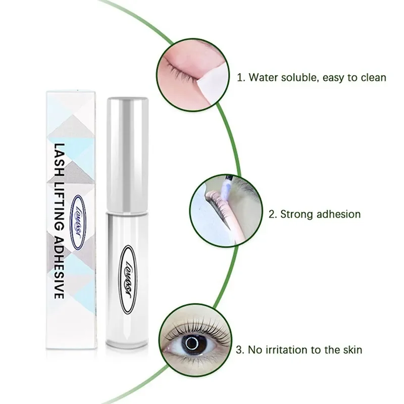 1Pc Korean Curling Eyelashes Special Glue Thick Eyelashes Liquid Transparent Glue Fixed Perm Pestanas Adhesive Lomansa Liflash 2