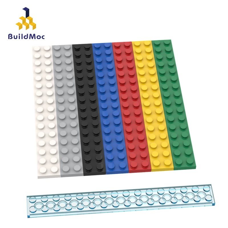 

10PCS High-Tech Assemble Particle 4282 2X16 Plate Ldd4282 Brick Building Block Replaceable Parts Toys For Gift