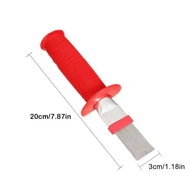 Air Conditioner Condenser Fin Cleaning Brush Coil Condenser Brush AC Fin Comb Stainless Steel Air Refrigerator Fin Brush