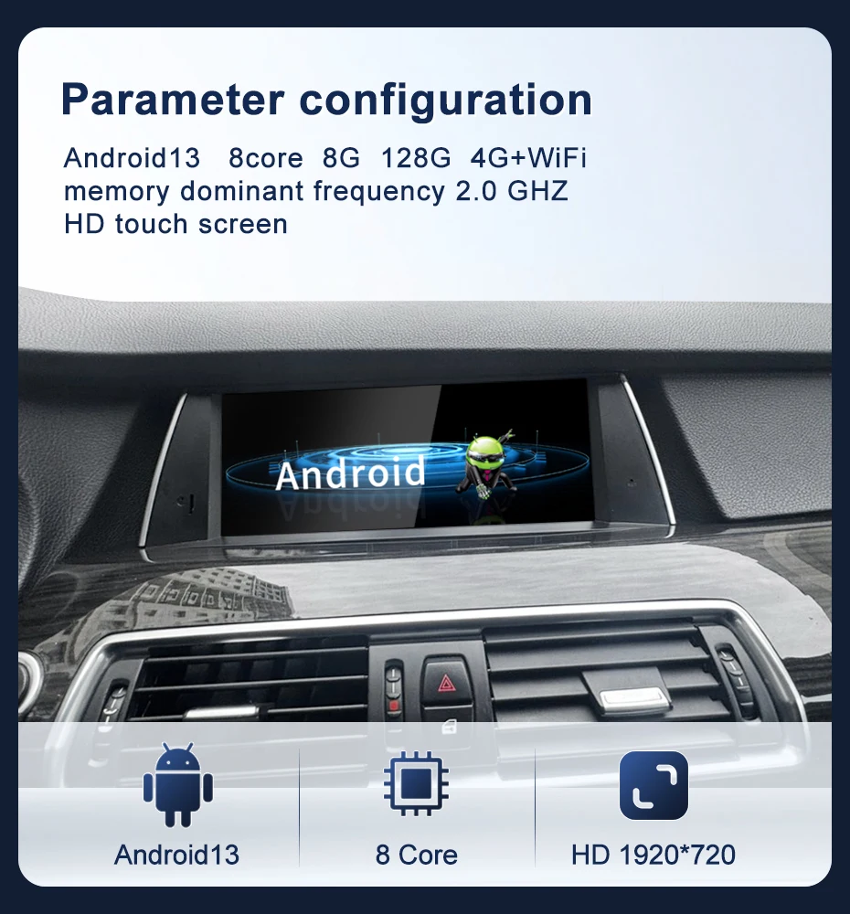 New 10.25inch Wireless CarPlay Android AUTO Multimedia Players For BMW 5series G