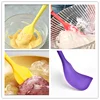 5/10/15/20PCS Random Color Silicone Spatulas Cream Spatula Cake Cream Scraper Baking Cake Tool Heat-resistant Seamless Scraper 3