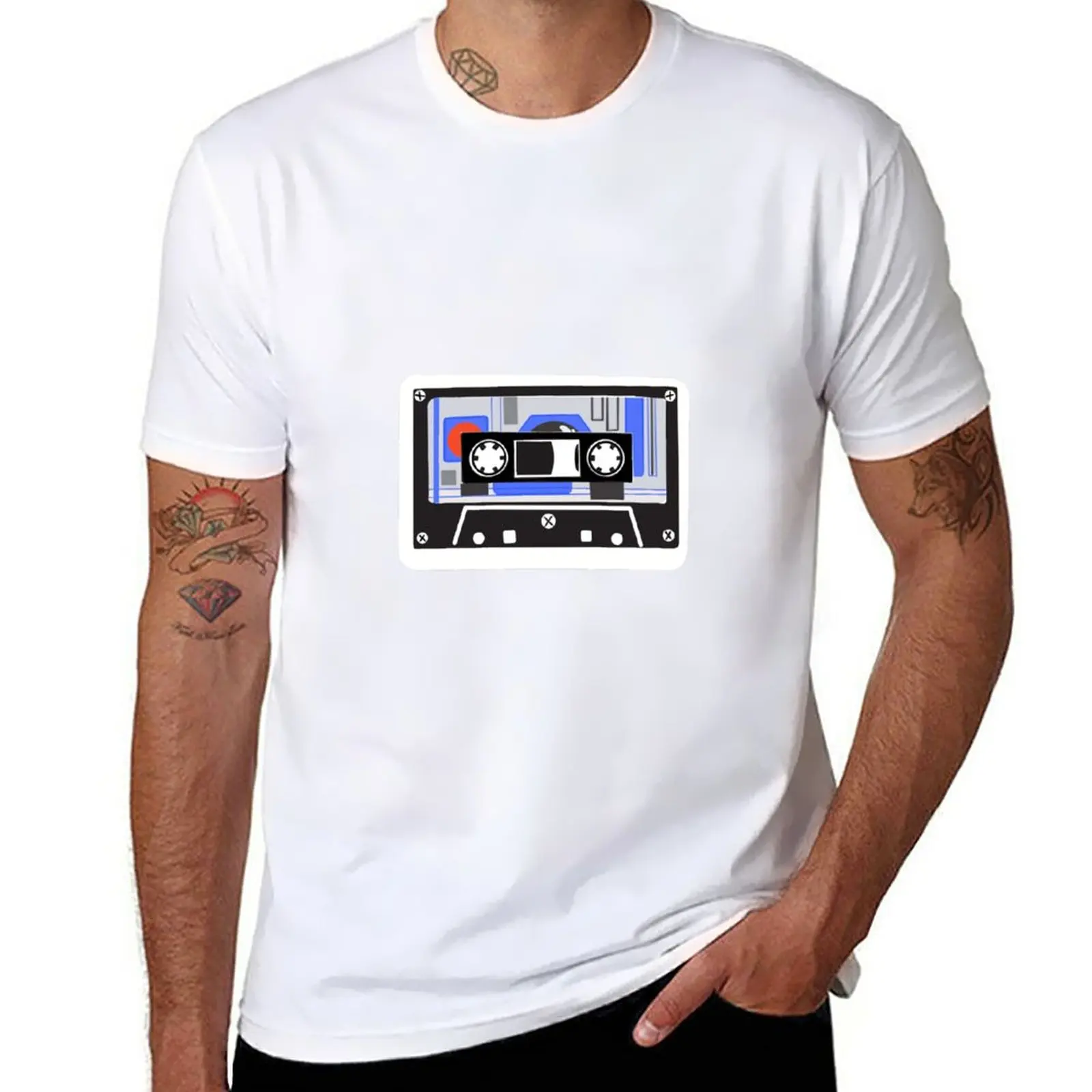 

R2 cassette T-Shirt boys animal print aesthetic clothes t shirt for men