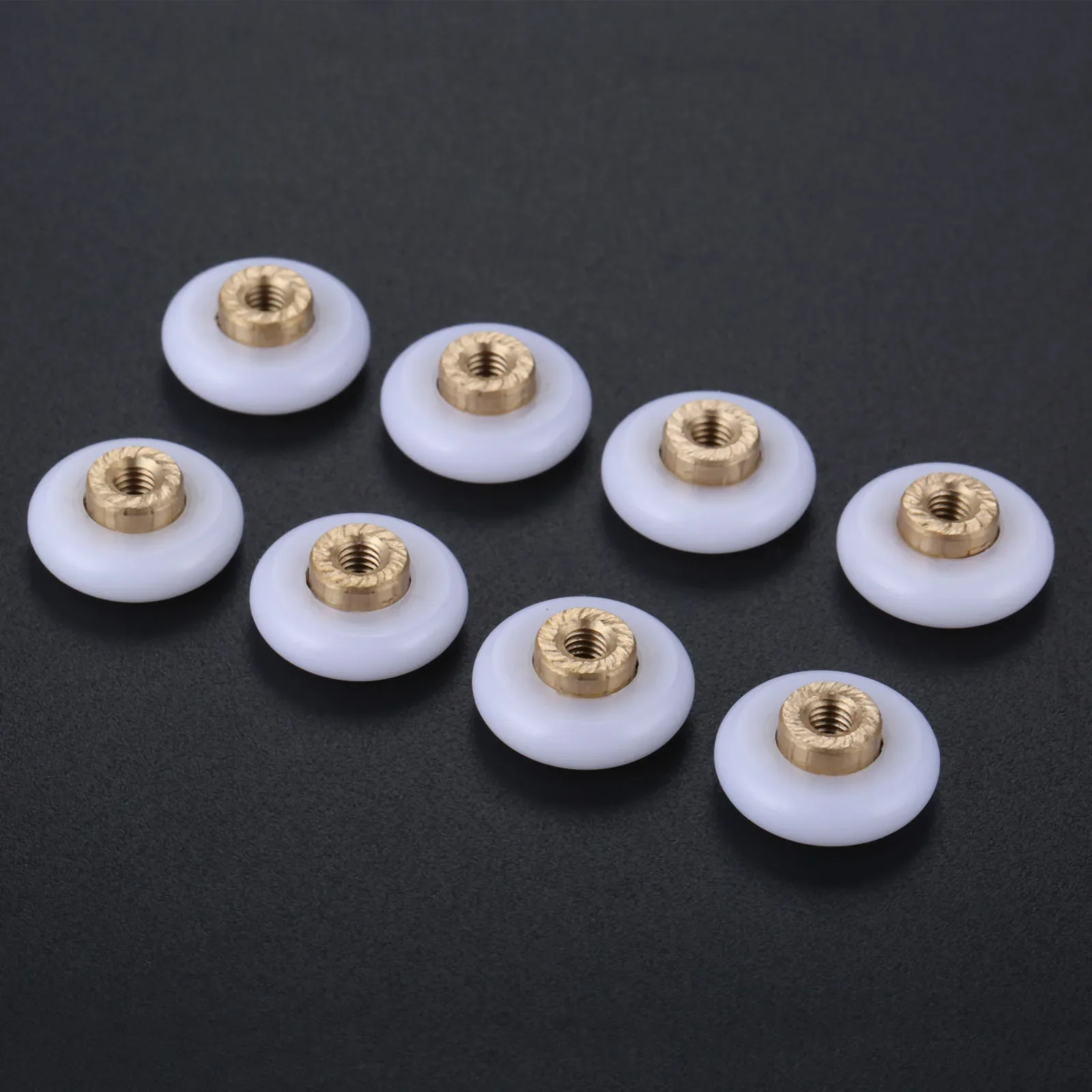 Shower Door Rollers 8pcs 18mm Dia Replacement Part For Shower Enclosures