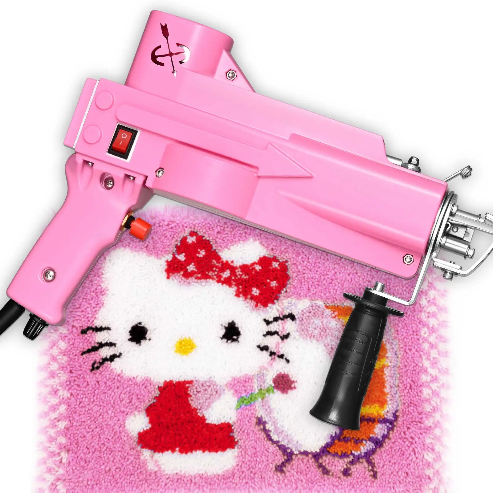 110220v 2in1 Tufting Gun Electric Carpet Making Gun Rug Weaving