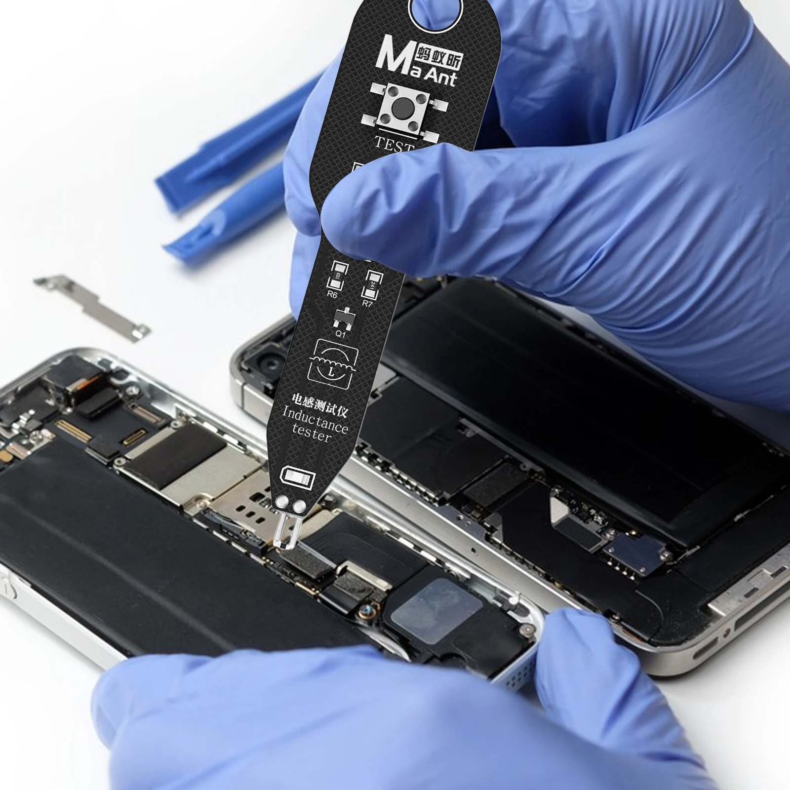 Motherboard Coil Tester Inductance Detector Tool for PC Repair Electromagnetic Induction Quick Fault Check Tool Inductor Tester