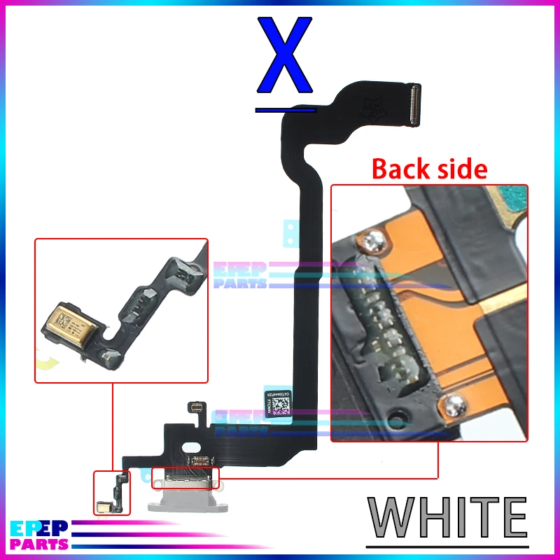 Original IC Usb Connector Charging Module Dock for Iphone 7 8 Plus Xs Max 7P 8P X Xr Charger Flex Board Cable Repair Parts