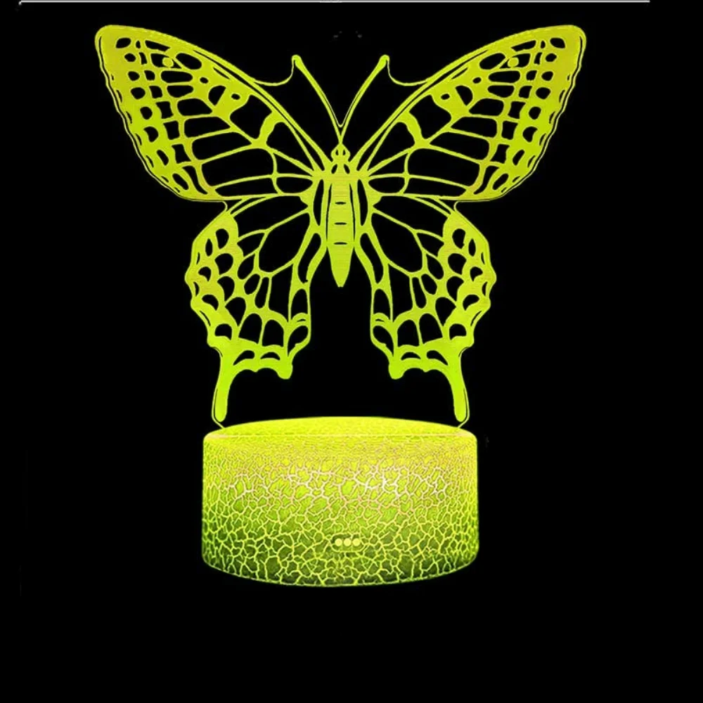 

Nighdn Butterfly Night Light for Kids Room Decor 3D Illusion Lamp Bedside Lamp Butterfly Toys for Girls Birthday Christmas Gifts