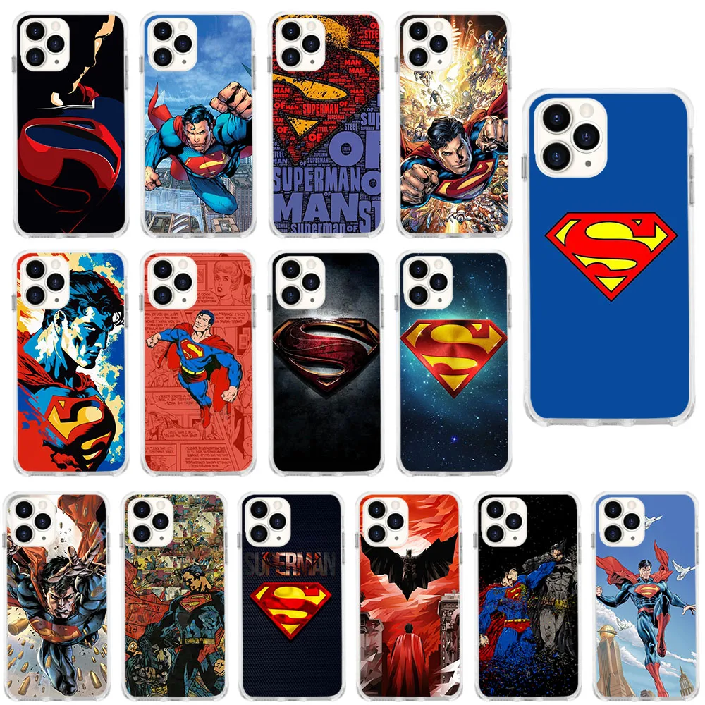 Ai-62 Custodia Morbida Superman Per Lg G8 G8X V60 Thinq 5 K118 K11 Plus K10 K22 K40 K12 X4 K40S K41S K50S K51S K61 K92