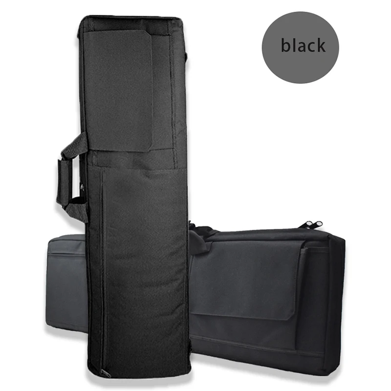 85CM/100CM attrezzatura da caccia borsa tattica per pistola da viaggio custodia per fucile da caccia custodia a tracolla Wargame con protezione in cotone - immagine 3