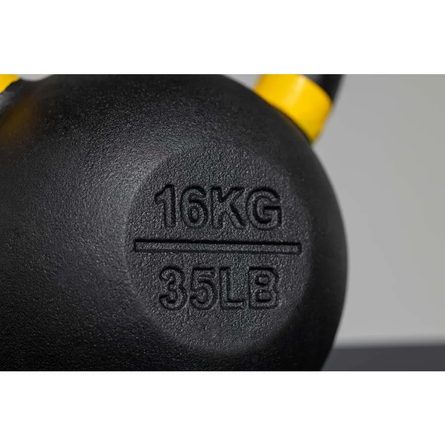 FITNESS Kettlebells for Strength and Conditioning, Fitness, and Cross-Training - LB and KG Markings