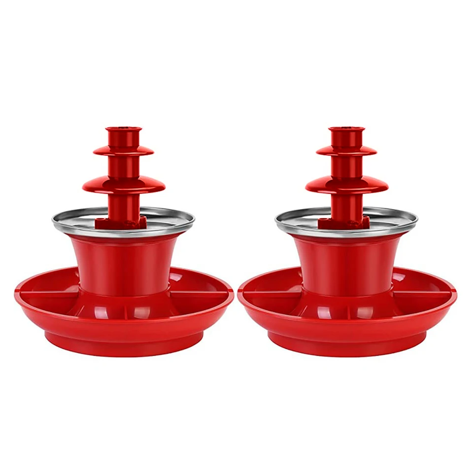 3 Tier Electric Chocolate Fondue Fountain Machine
