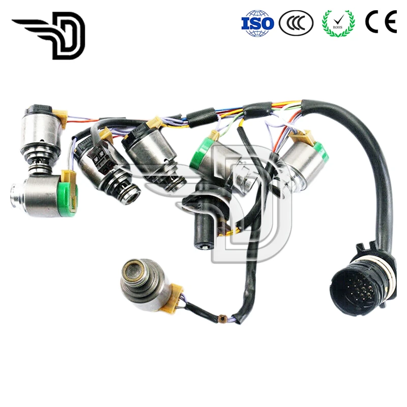 

5HP19 Transmission Solenoids Set with Internal Harness 0501314432 0501316463 0501210019 For BMW Audi A6 A8 S4 S6/RS6 Prosche