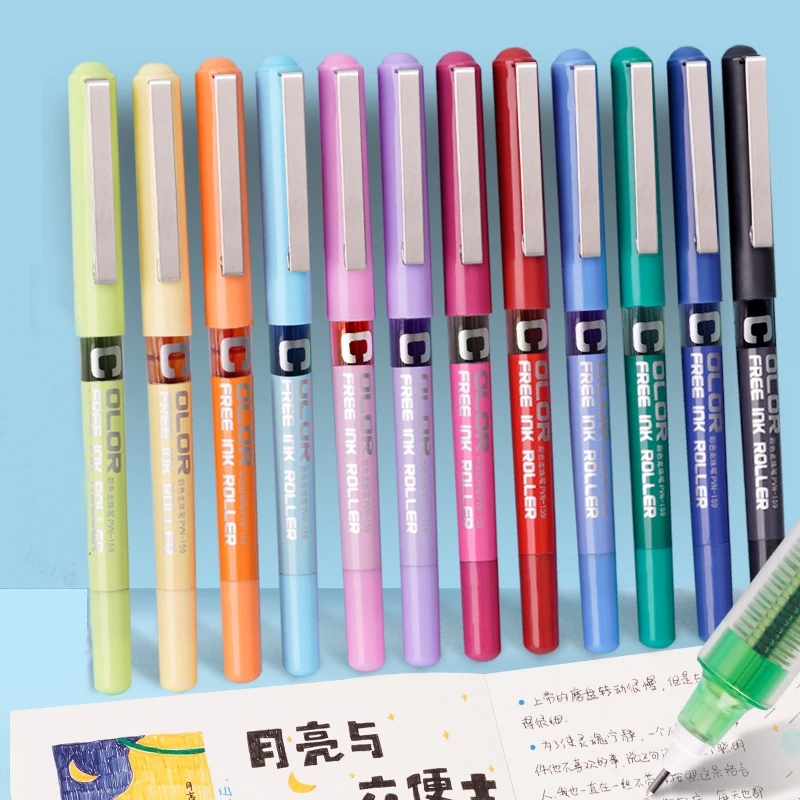 젤잉크펜 하일레 귀여운 롤러볼 펜, 초미세 펜촉 (0.28/0.38/0.5mm) 액체 잉크 볼펜-저널 쓰기용 학교 사무용품 젤잉크펜 하일레 귀여운 롤러볼 펜, 초미세 펜촉 (0.28/0.38/0.5mm) 액체 잉크 볼펜-저널 쓰기용 학교 사무용품