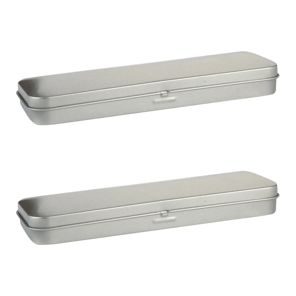 

Pencil Tin Box Metal Pencil Case Room Storage Pencil Organizer Pen Accessory Pencil Case for Daily Storage