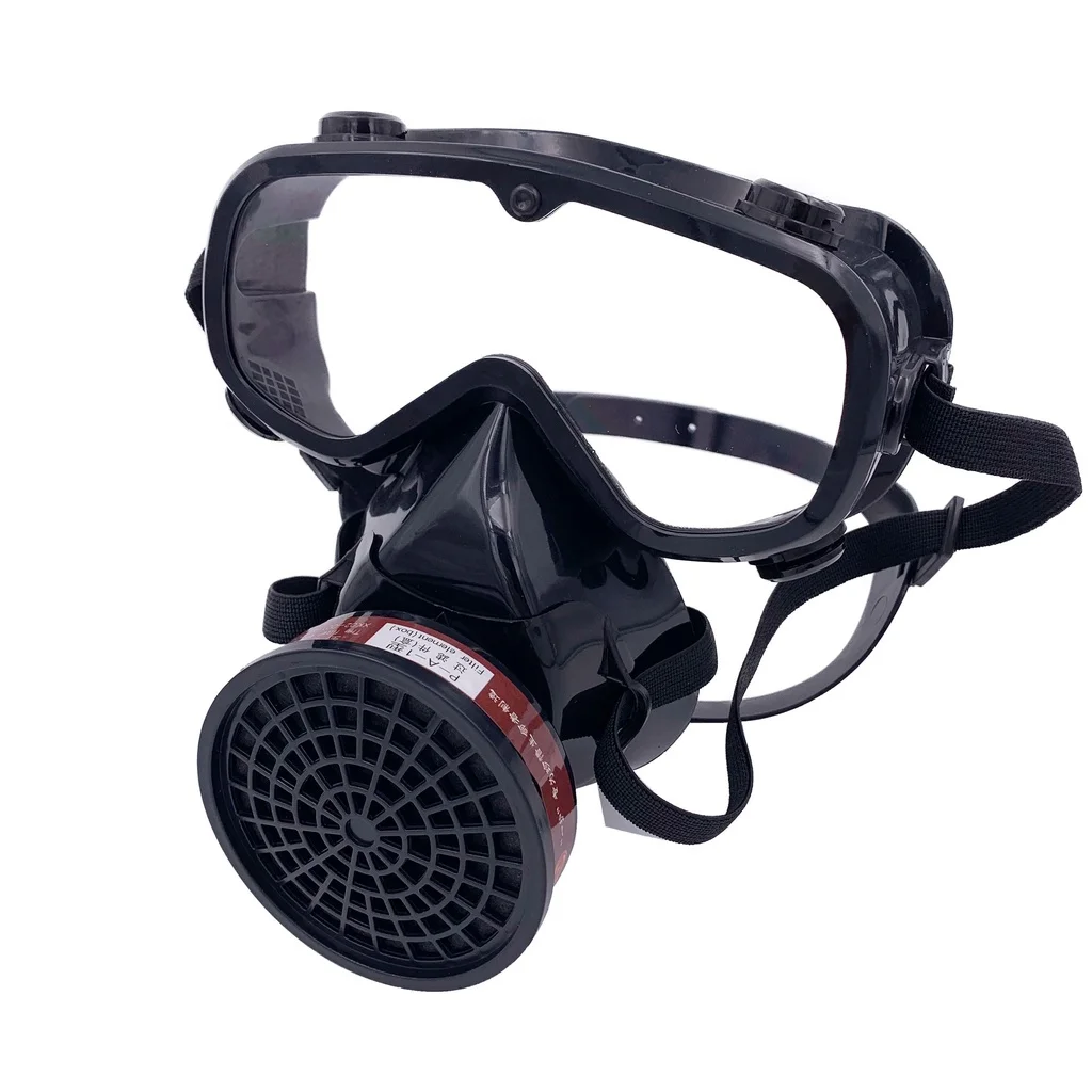 

Gas Mask Full Face Protection Masks With Filter Chemical Respirator For Working Painting Pesticide Spraying