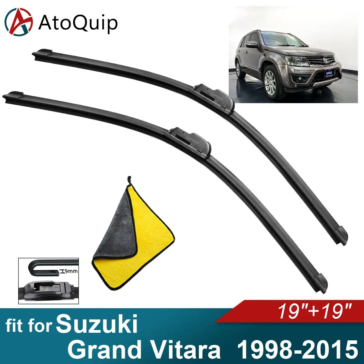 

Car Windshield Wiper Blades Fit For Suzuki Grand Vitara Wiper Blades Soft Rubber Auto Front Windscreen