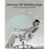 P2 Pro Ergonomic Office Chair, Office Chair with 3D Lumbar Support, Big and Tall Mesh Chairs with 3D Arms, Headrest & Comfortab 5