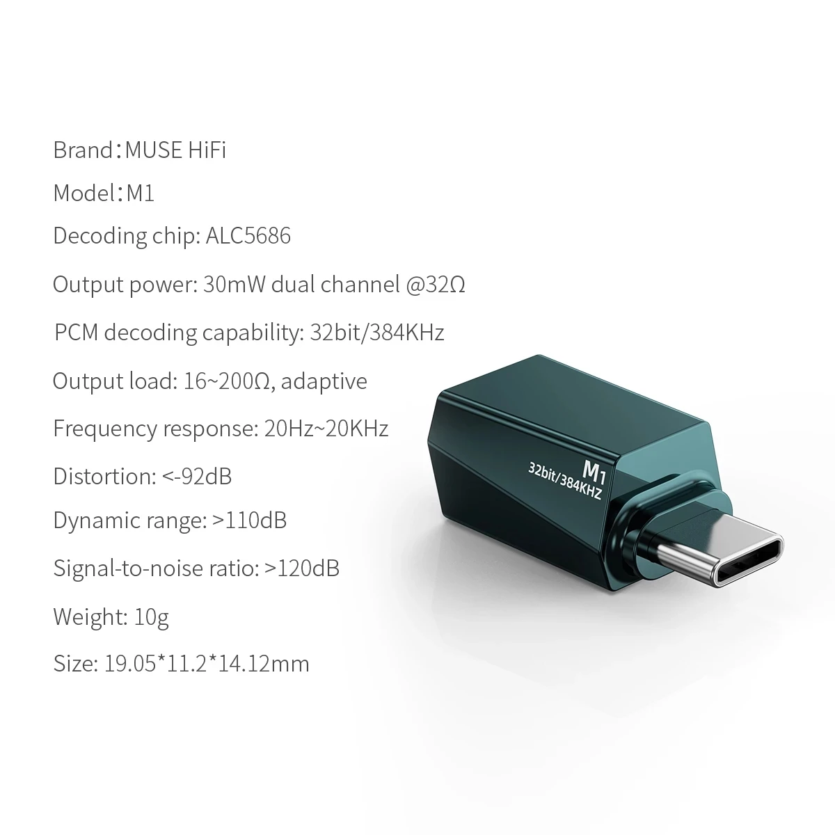 MUSEHIFI M1 type-c hogy 3.5mm Rejtjelezés áttevése amp/dac 384khz/32bit  Hang Adapter Szalmaszál Berajzol hogy 7HZ Időtlen dioko S12  ATOM2