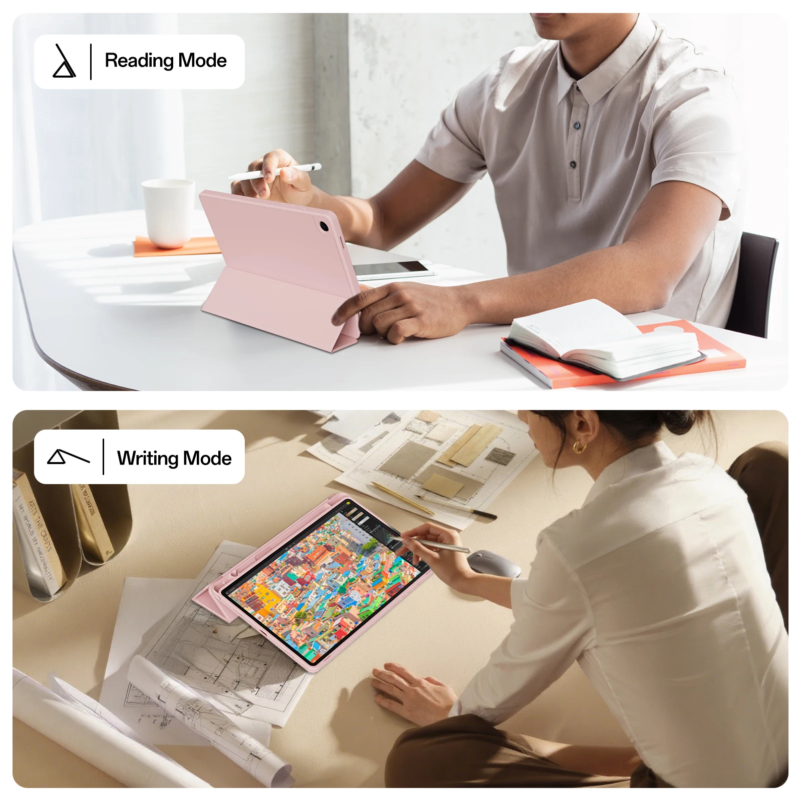ZOYU Tablet Cover with Pen Tray