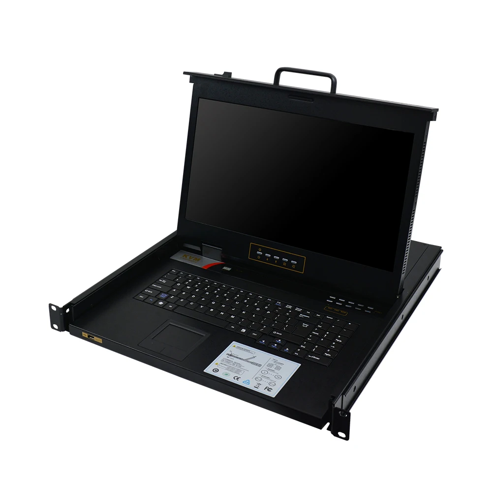 1U Rack Mount Drawers Console Hotkey OSD Control 4 8 16 Port 1080P HD ...