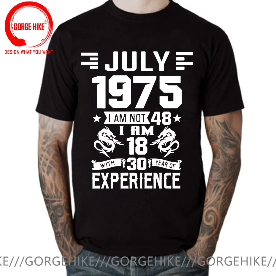 

I'm 18 with 30 Year of Experience Born in 1975 Nov September Oct Dec Jan Feb March April May June July August 48Th Birth T Shirt