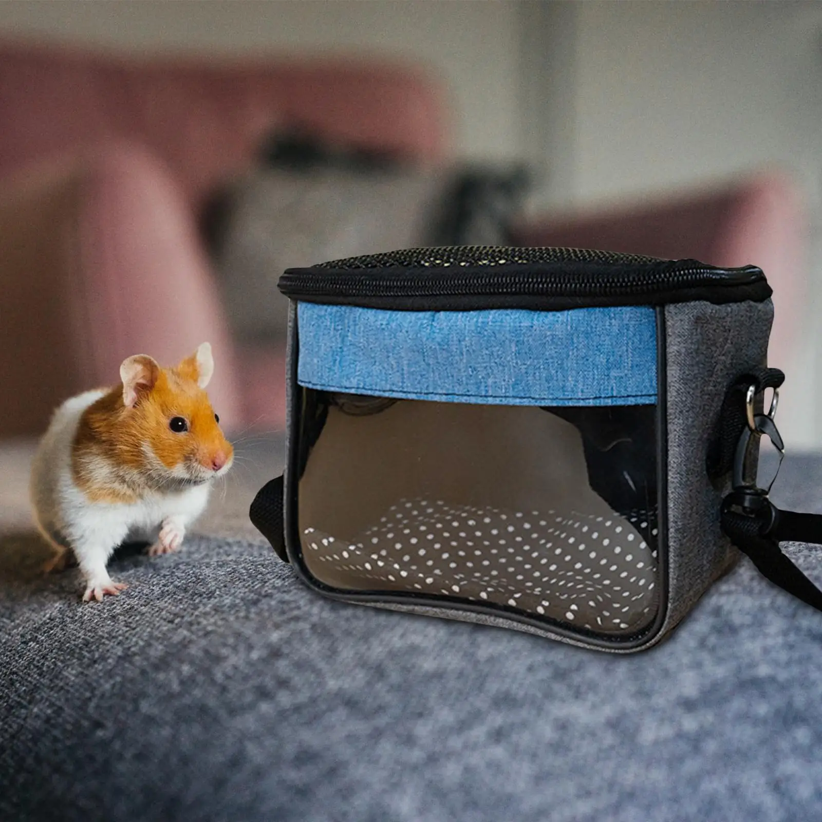 Portable Pets Carrier Bag Hamster Travel Bag Breathable Outgoing Bag Pouch for Rabbit Squirrel Chinchillas Rats Sugar Glider Portable Pets Carrier Bag Hamster Travel Bag Breathable Outgoing Bag Pouch for Rabbit Squirrel Chinchillas Rats Sugar Glider