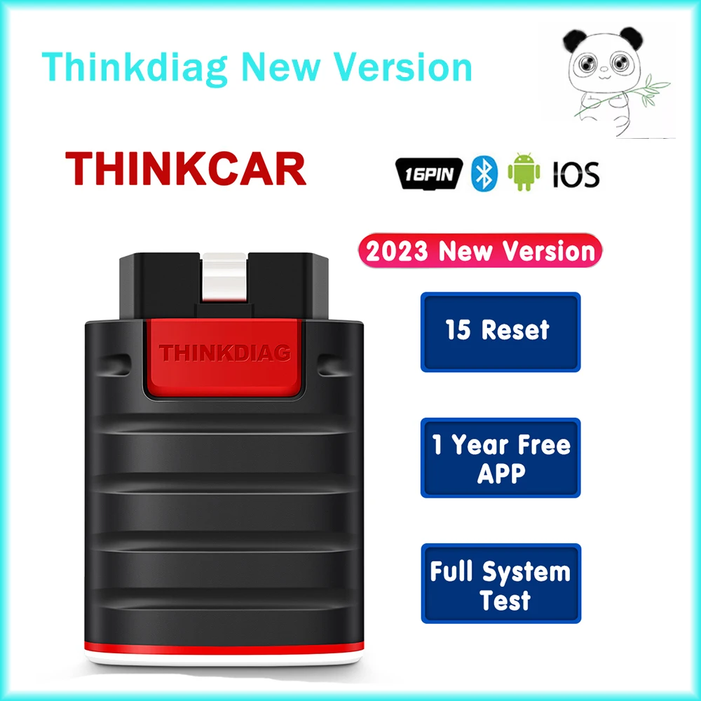 

2023 THINKCAR Thinkdiag Full System ECU Coding Active Test Car Diagnostic Tools 1 Year Free Car OBD2 Scanner Tools Code Reader