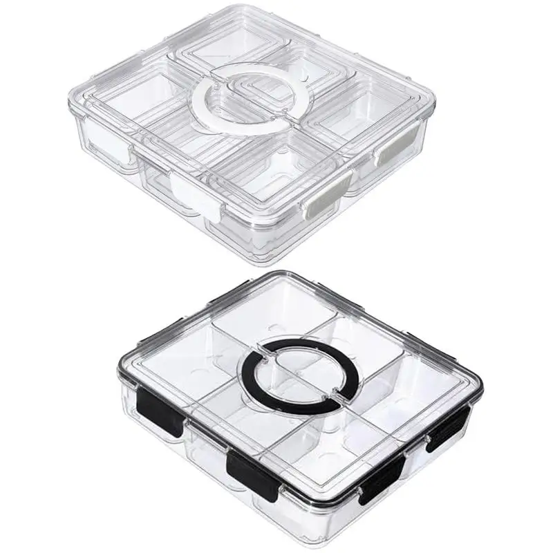 

Прозрачный контейнер для хранения овощей и фруктов, 6 ячеек