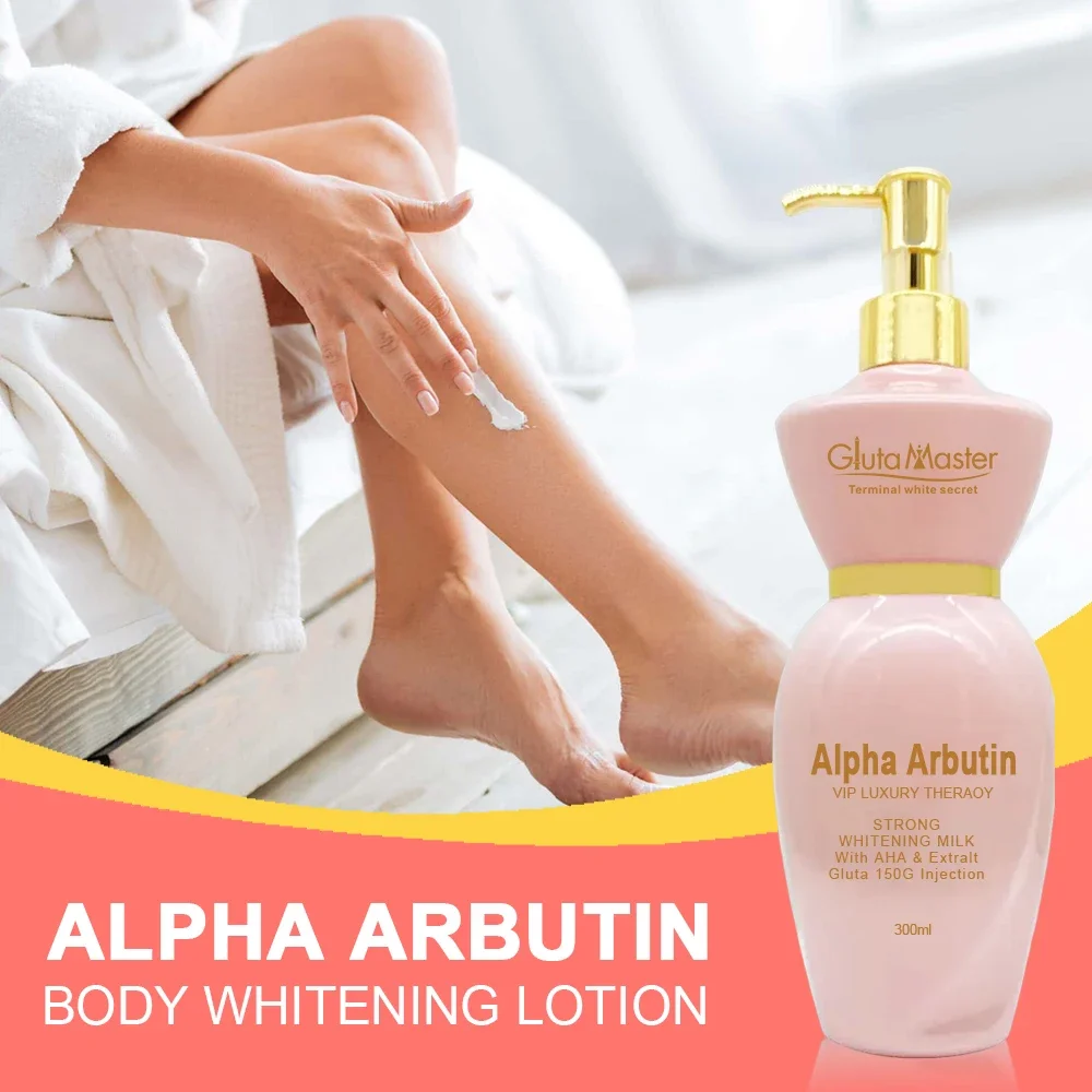 Alpha Arbutin Body Lotion Brightening Whitening Improvement of Spots Original Skin Care Skin Lightening Cream 4