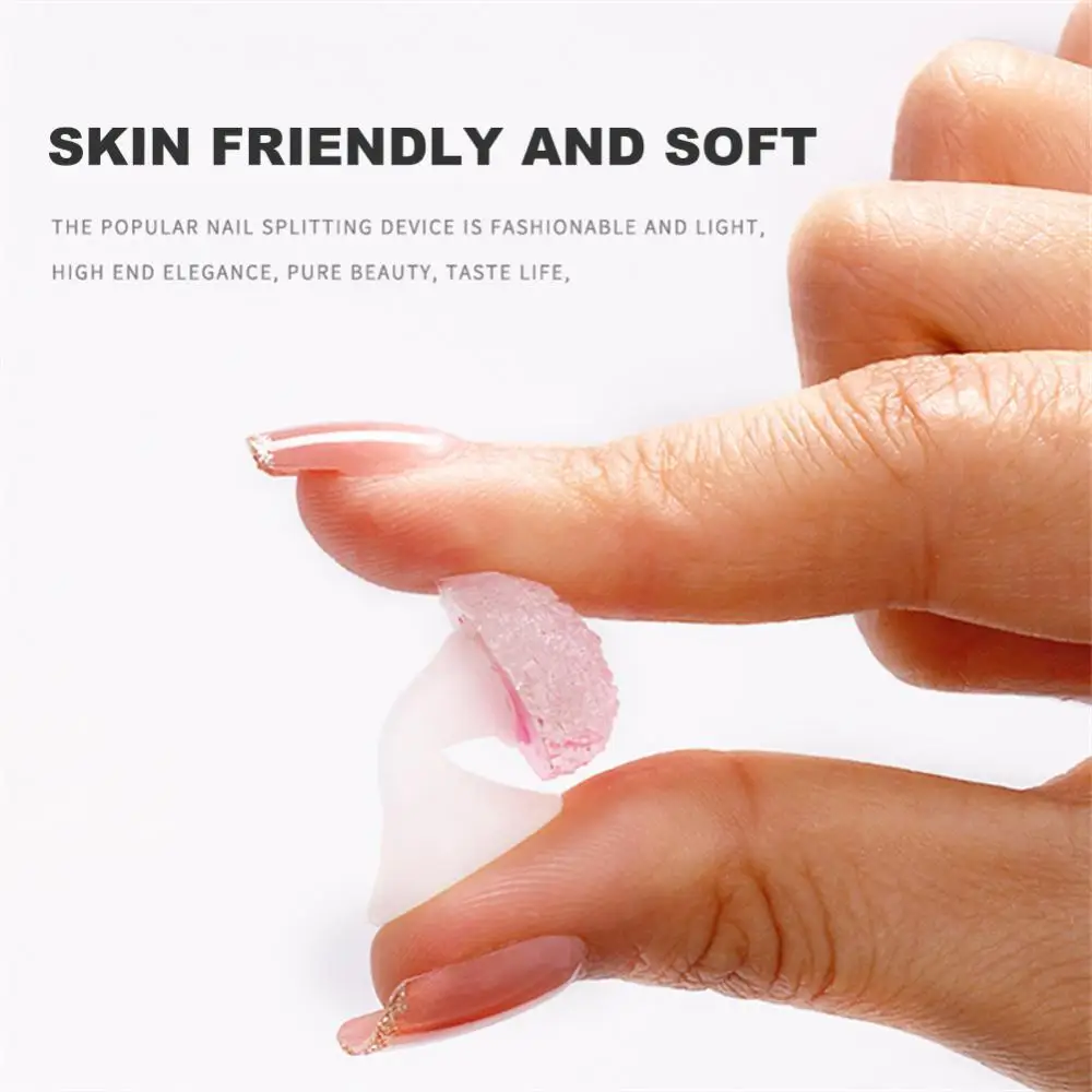 8Pcs Manicure Silicone Toe Separators Popular Finger Separator Dividers Nail Art Manicure Pedicure Nail Gel Tools
