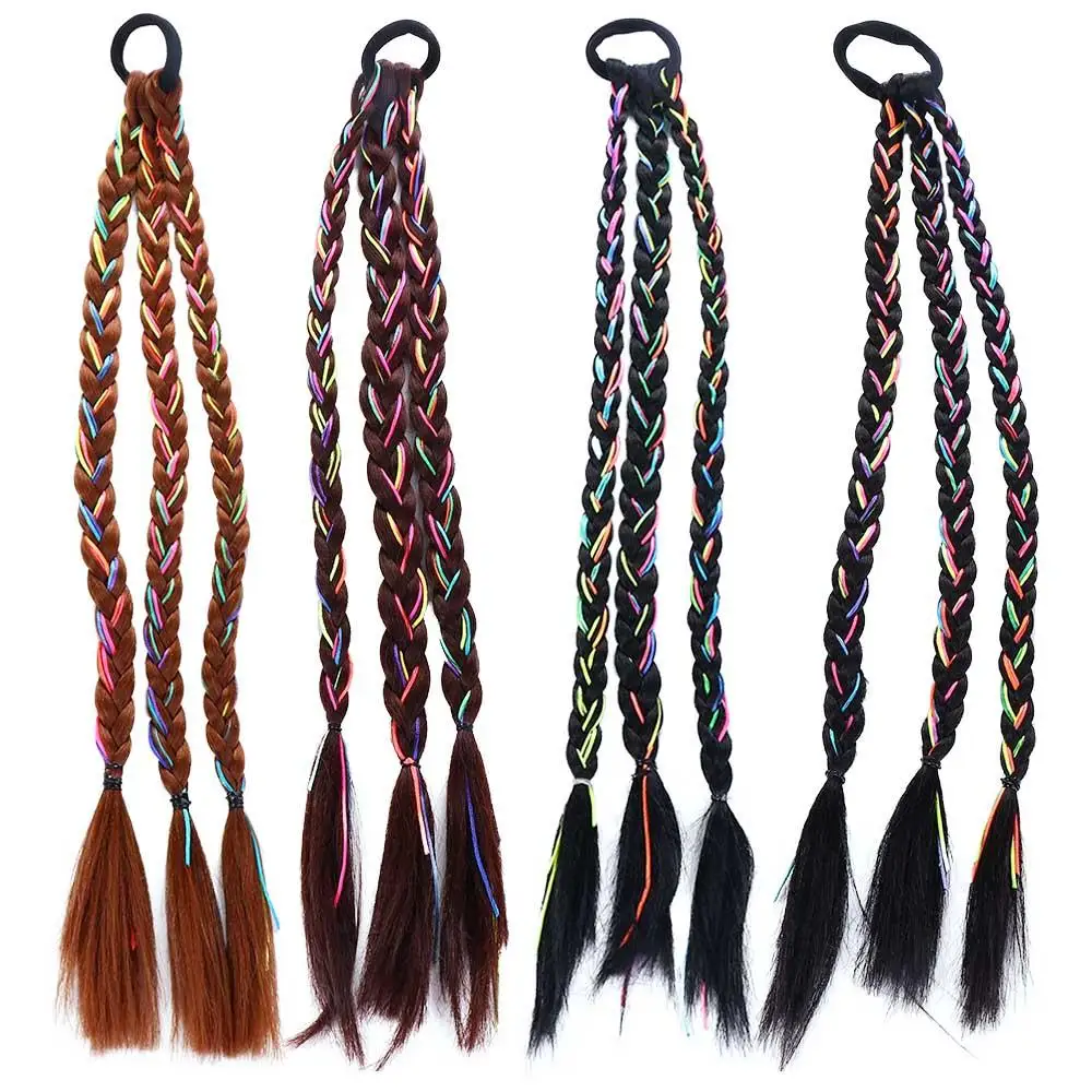 

Накладные волосы для хвоста, высокотемпературный волоконный трос, искусственные волосы