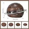 Rotating Wooden Calendar - Walnut Wood Detachable Planetary Desk Calendar, Spherical Perpetual Calendar for Home and Office Dec