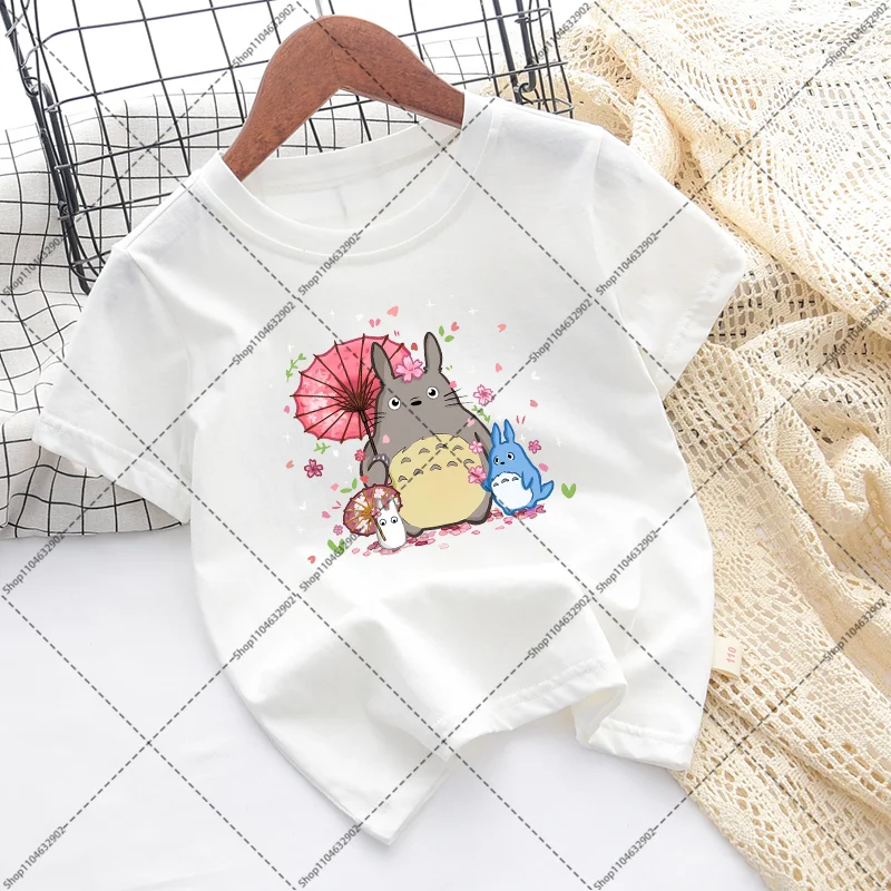 Totoro Cartoon Anime Unisex Short Sleeve T-shirt - Comfortable & Stylish Summer Top, Perfect Gift