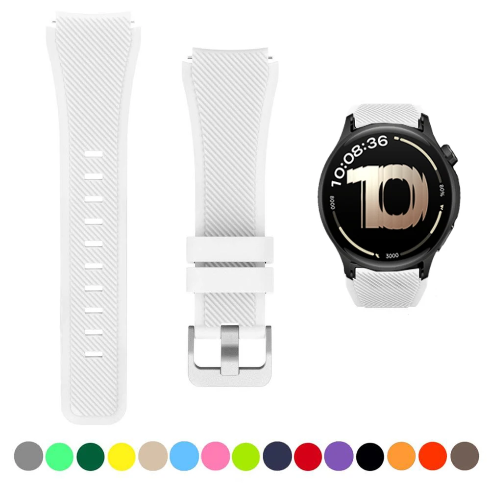 Sport Silicone Bracelet Band for OnePlus Watch - 22mm Watch Strap Accessory, Compatible with OnePlus Watch Series