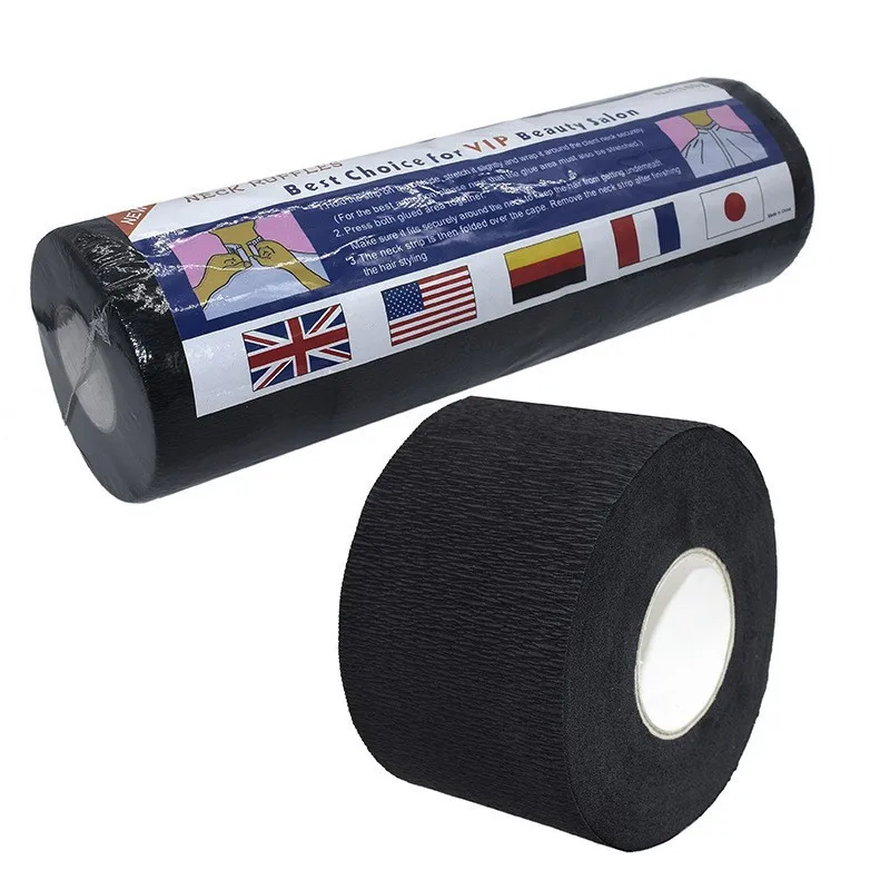 Barber Neck Paper Disposable Muffler Paper Hair Cutting Accessory Collar Covering Hairdressing Tools 1volume