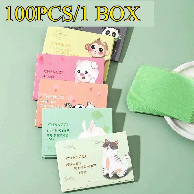 Protable Face Oil Blotting Paper Matting Face Wipes Facial Cleanser Oil Control Oil-absorbing Cleaning Tools