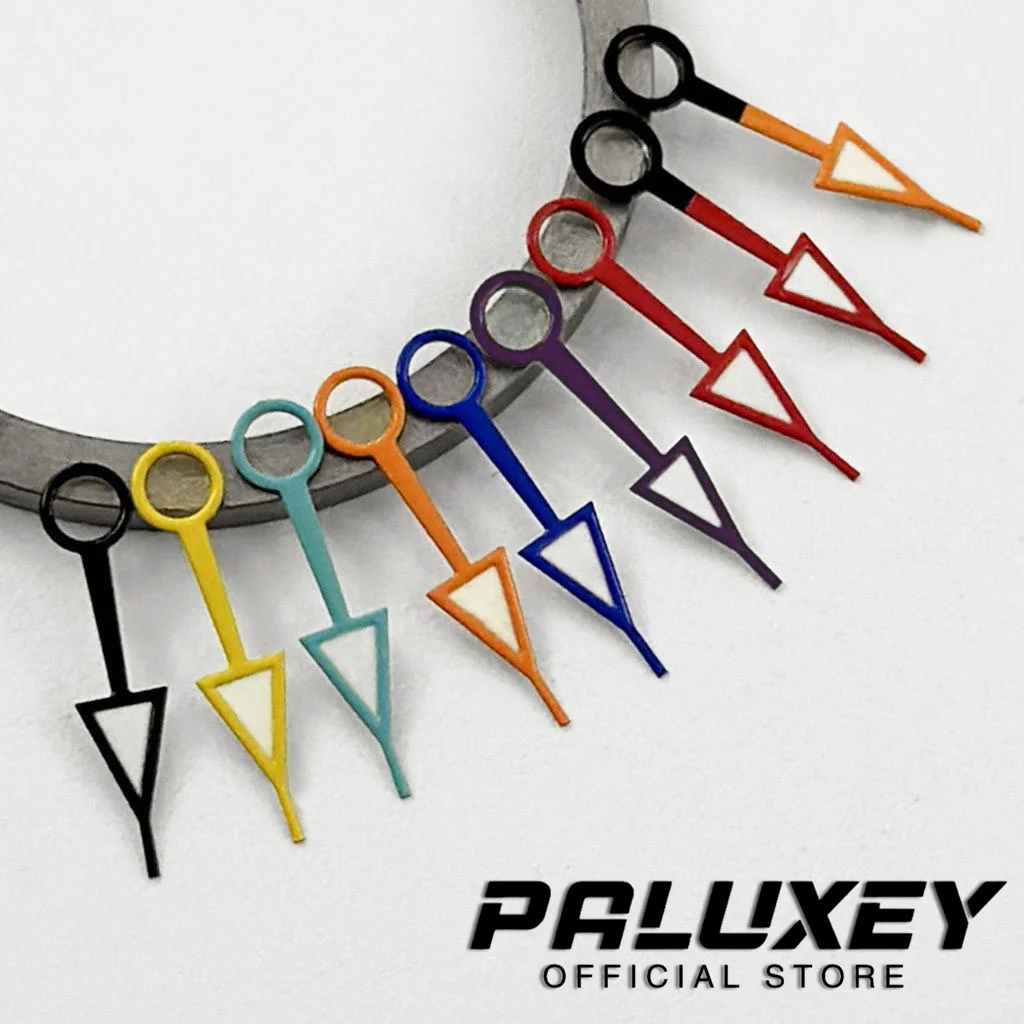 Vibrant Multicolor Luminous GMT Hands - 12.5MM Replacement Parts