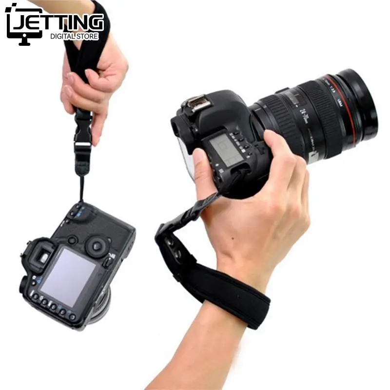 Universal Camera Hand Grip with Cloth Wrist Strap