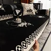 Chenille Sofa Cushion Jacquard Four Seasons Universal French Style Sofa Cushion Anti Cat Scratching Sofa Cover Nonslip Couch Mat 2