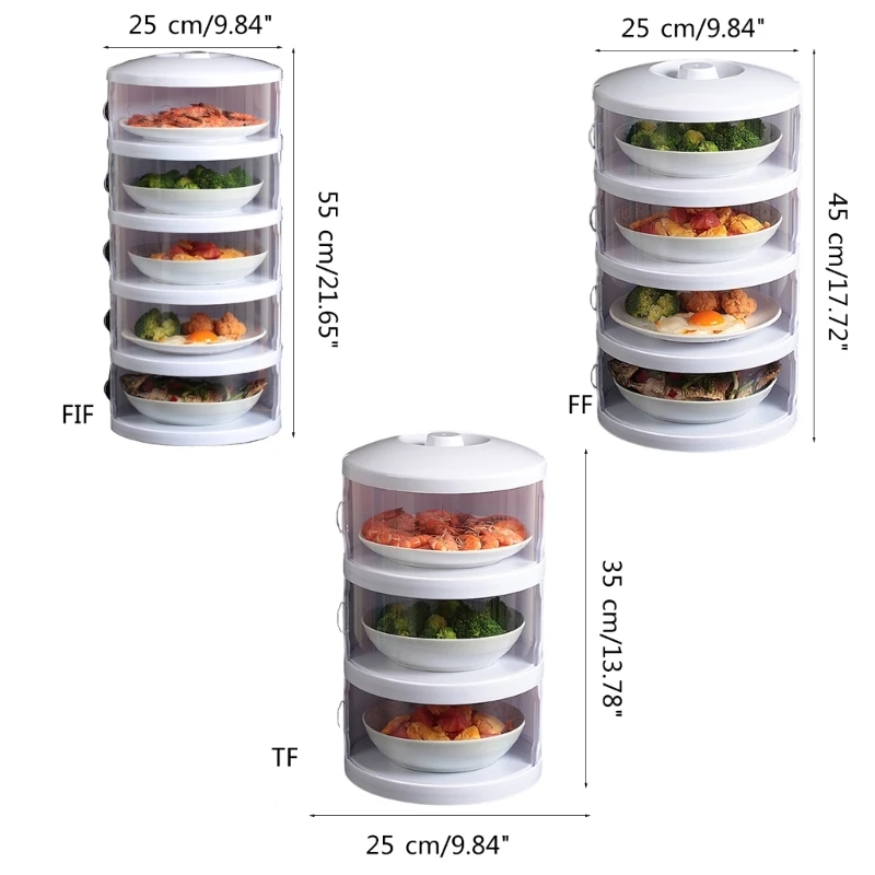 Multilayer Insulated Vegetable Cover Stackable Food Protection Box