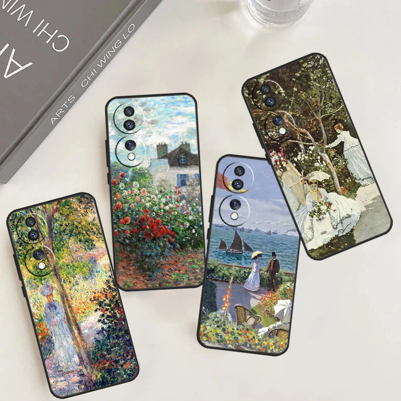 Claude Monet Garden Lotus Bridge Decorative Phone Case Cover