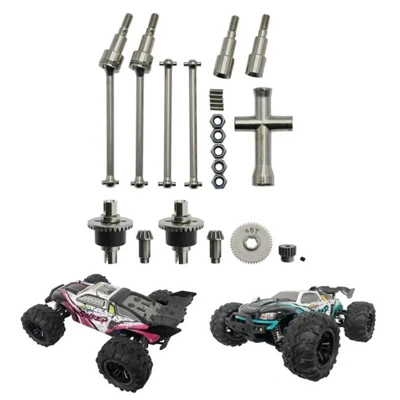 RC Voor Achter Aandrijfas Set Staal CVD Aandrijfas Voor SCY 16101 16102 16103 16201PRO RC Auto RC Voor Achter Aandrijfas Set Staal CVD Aandrijfas Voor SCY 16101 16102 16103 16201PRO RC Auto