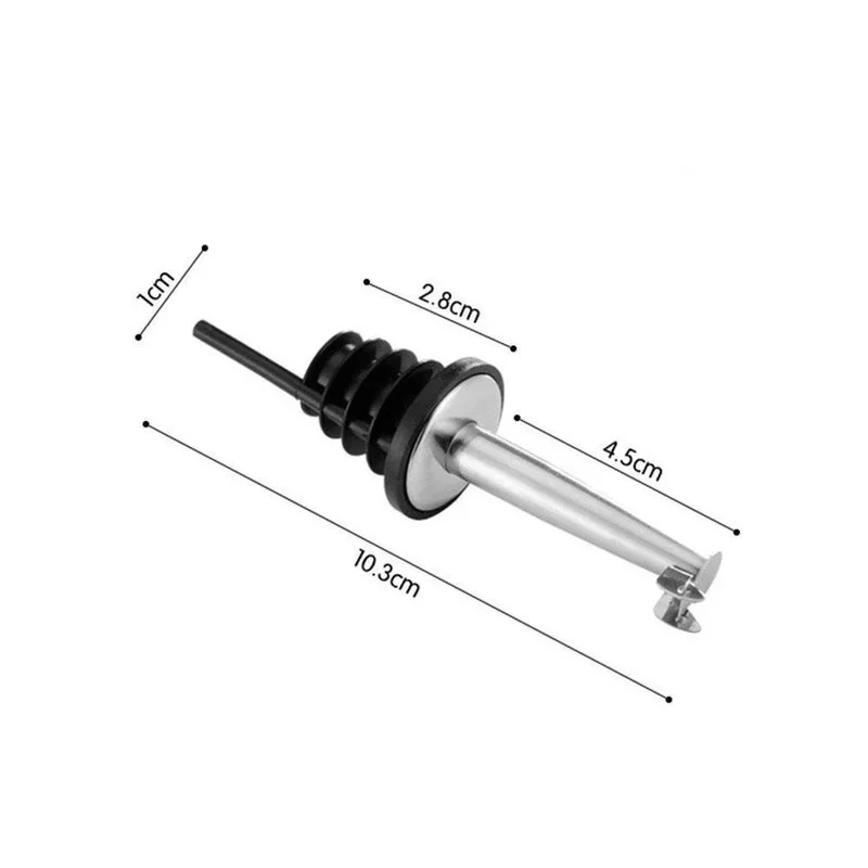Bottle Nozzle Pourer 2PCS/lot With Bottle Stopper