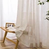 1/2pcs Linen Gauze Curtains,Japanese Hemp Material,Log Wind,Balcony Bay window,Living Room,Bedroom Gauze Curtains（Customizable ） 2